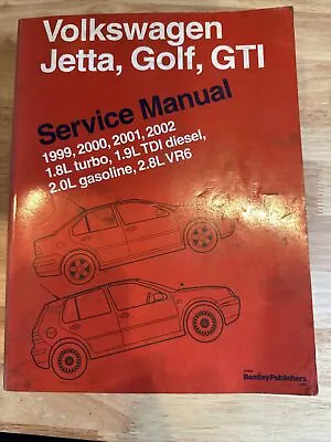 Volkswagen Jetta Golf GTI 1999 2000 2001 2002 : Service Manual 2.0L... • $79