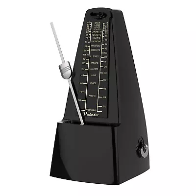 Ueteto Mechanical Metronome Black/Loud Sound Piano Drum Violin Guitar • $25.41