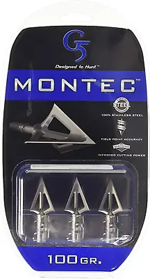 G5 Outdoors Montec Broadhead 3/Pk. • $52.99