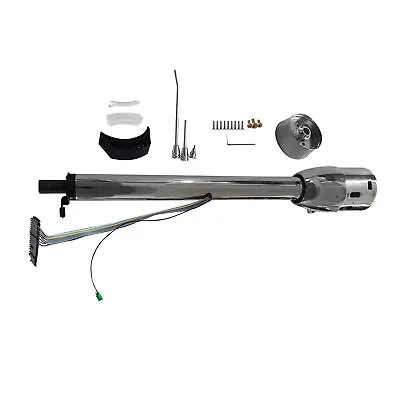 W/ Wheel Adapter No Switch Automatic 28  Tilt Steering Column Shift Chrome • $155.30