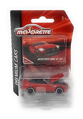 Majorette Premium Serie Mercedes Benz AMG SL 63 Red DieCast 1/60 Blister • $11.90