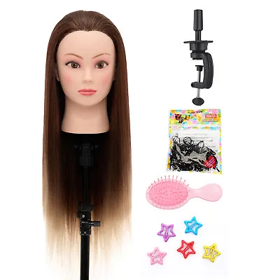 26 Inch Styling Training Head Doll Hairdressers Practice Mannequin Doll Beauty • £18.99
