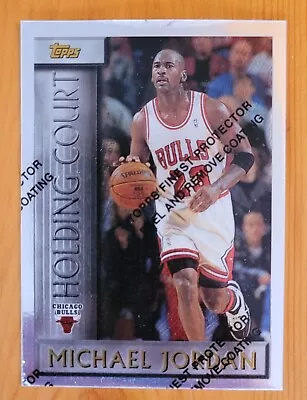 1996 Topps Michael Jordan - Holding Court Insert W/ Coating #HC2 • $1.99