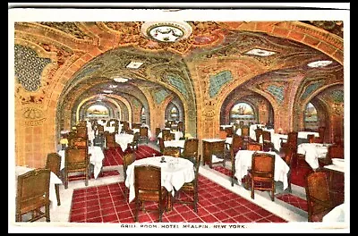 Postcard C1922 ~ Interior View Of Grill Room Hotel McAlpin New York City NY • $5.45