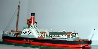 105ft Paddle Steamer Waterline MB20 UNPAINTED OO Scale Langley Models Kit 1/76 • £169.53