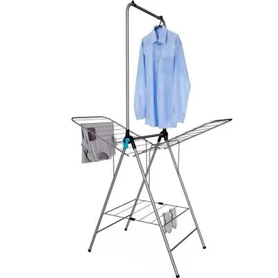 Laundry Clothes Drying Rack X Wing Plus Indoor Multi Positional Arms Hanging New • £56.45