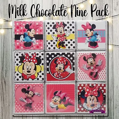 Milk Chocolate Neapolitans Minnie Mouse Variety Nine Pack VPLSC4 • £5