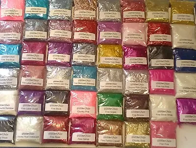 £1.69 • Buy Glitter BUY 4 Get 6 FREE Tattoo Festival Wine Glass Certified Cosmetic Nails Art