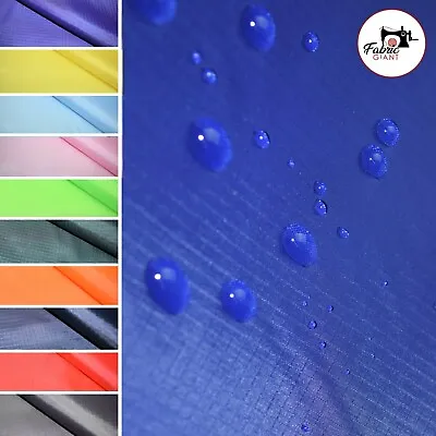 £3.80 • Buy Water Resistant Ripstop Fabric Lightweight 60 Wide Polyester Waterproof Material