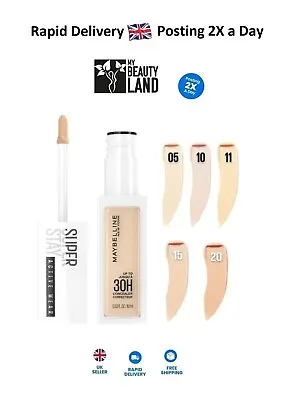 Maybelline SuperStay Active Wear Concealer Full Coverage Up To 30H **Sealed** • £10.49