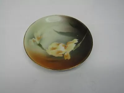 VTG C. T. Altwasser Hand Painted Iris Flower 6  Plate • $17.99