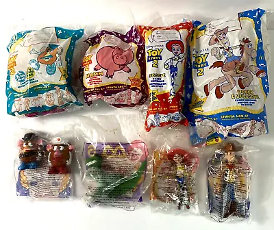 Lot  8 VTG Toy Story 2 McDonalds Toys Woody Jesse Mr Potato Head Ham REX 1999 • $58.03