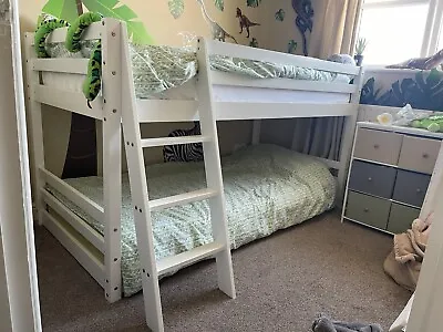 £150 • Buy Noa Nani White Cabin Bunk Bed Kids Single