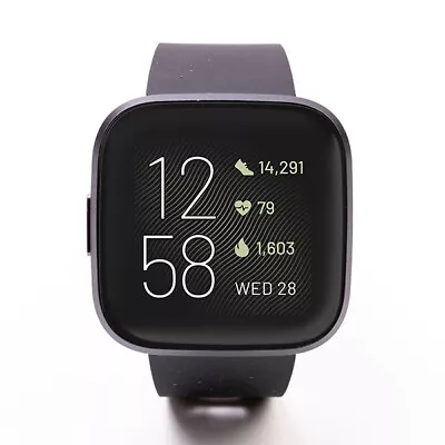 $132.90 • Buy FITBIT VERSA 2 SMART WATCH ACTIVITY TRACKER W ALEXA HEART RATE - BLACK