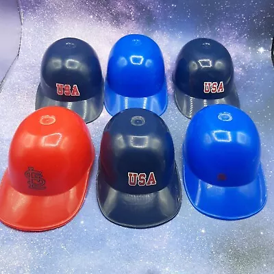 6 MLB Plastic Replica Baseball Batting Helmets ST.Loius  Team U.S.A By LAICH • $22