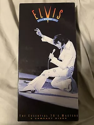 ‘Elvis Walk A Mile In My Shoes The Essential 70's Masters 5CD Box Set • $25
