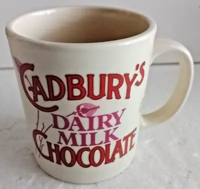 £8.50 • Buy Vintage Cadbury's Dairy Milk Chocolate Mug, Red/Purple Logo, 9cm X 8cm, Ceramic