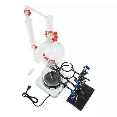 Essential Oil Steam Distillation Apparatus 2000ml Water Distiller Purifier Kit  • $140