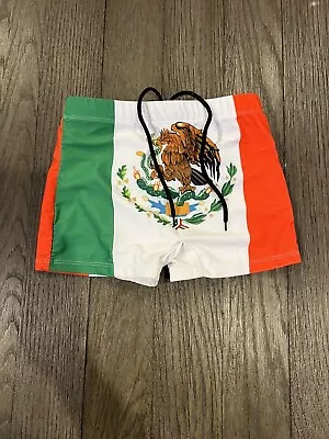 Team Mexico Fight Compression Shorts - Red White Green Small • $52