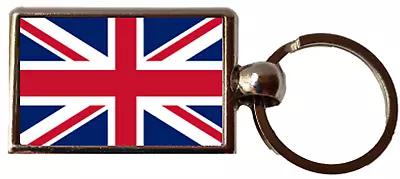 Union Jack (UK) Luxury Double Sided Metal Keyring And Gift Bag • £5.99