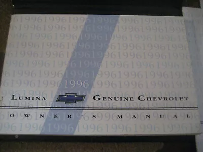 Chevrolet Lumina 1996 Owners Manual W/ Supplements 9C1 P71 K9 Govt EMS Fire • $22.99