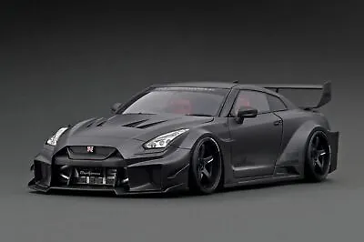 1:18 Nissan GT-RR R35 LB-Silhouette -- Matte Black -- Ignition Model IG2353 • $321.04