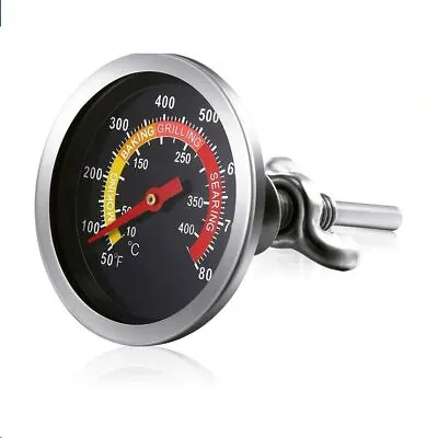 £4.86 • Buy BBQ Thermometer Grill Temperature Gauge Dial Display Barbecue Grill Thermometer