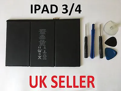 Battery For IPad 3 IPad 4 Replacement Battery For IPad 3rd & 4th Gen 9.7 Inch • £14.24