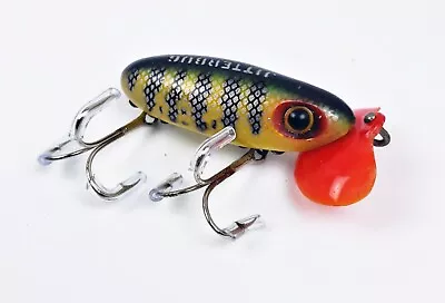 Fred Arbogast Wartime Jitterbug Lure Perch Scale With Red Plastic Lip • $9.99