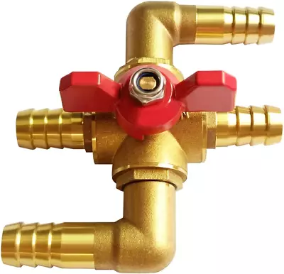 Solid Brass 5/8 Inch Heater Control Valve Car Heater Air Conditioning Ball Valv • $40.27