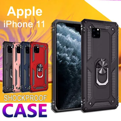 For IPhone 12 13 Mini 11 Pro Max XR X 8 7 Plus Heavy Duty Case Rugged Ring Cover • $5.99