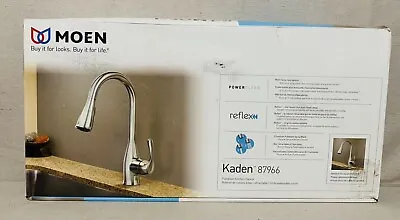 Moen Kaden 87966 One-Handle High Arc Pulldown Kitchen Faucet - Chrome • $98.99