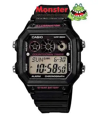 Casio Watch Ae-1300wh-1a2v Ae1300 Ae-1300 12-month Waranty • $54.15