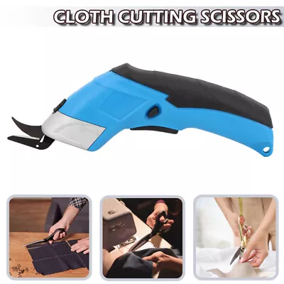 £22.12 • Buy Cordless Electric Scissors For Cutting Fabric Carpet Rechargeable Shears A
