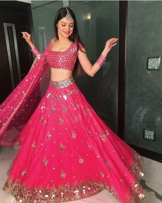 $76.99 • Buy Designer Indian Stylish Wedding Lengha Party Wear Pakistani Bridal Lehenga Choli
