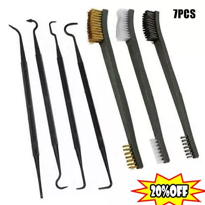 £3.91 • Buy 7pcs Car Interior Detailing Brush Wheel Air Conditioner Tools Cleaning
