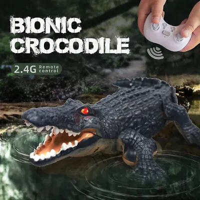 RC Crocodile Toy Remote Control High Simulation Crocodile 2.4G Alligator Toy • $39.99