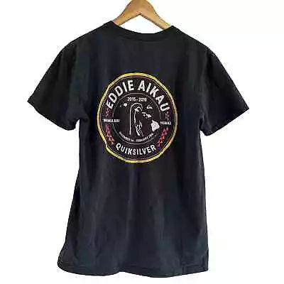 Eddie Aikau Quiksilver Surf Competition 2015-2016 Waimea Bay Shirt Black Small • $35