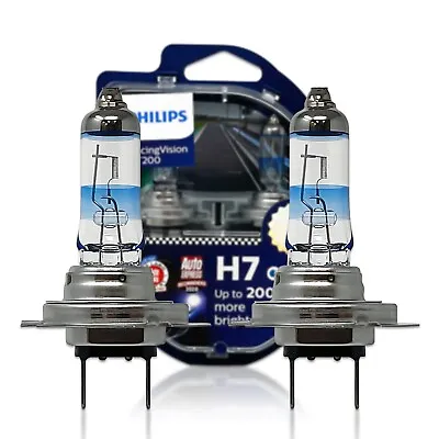 Philips H7 RacingVision GT200 Headlight Halogen Bulbs | 12972RGTS2 | Pack Of 2 • $49.99