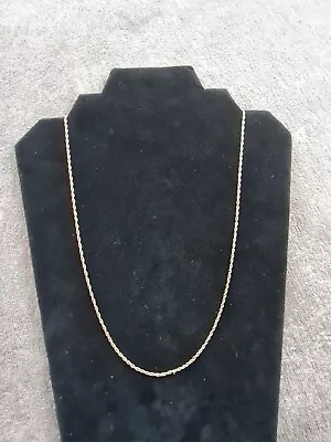 £89 • Buy Womens 9ct Gold Long Prince Of Wales Trace Chain Necklace !!@