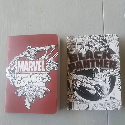 Set Of 2 Marvel A6 Notebooks Notepads Journals School Stationery Classic Retro • £6.99