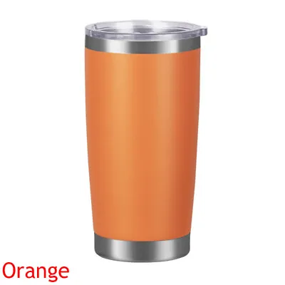 Travel Beverage Tumbler Coffee Wine Cup Mug Insulated Stainless Steel 20 Oz • £8.03