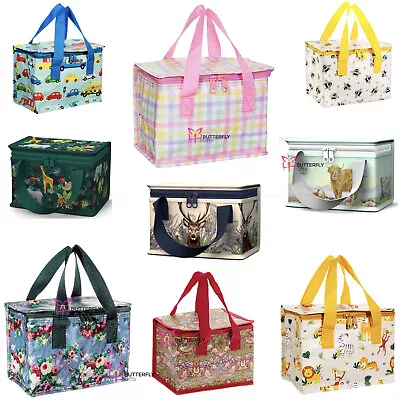 Children's Kids Adult Lunch Bags Insulated Cool Bag Picnic Bags School Lunchbox  • £5.95