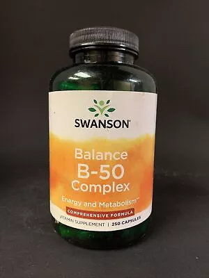 Swanson Balance B-50 Complex 250 Capsules Best By 04/24 • $32.95