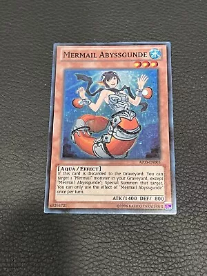Mermail Abyssgunde Super Rare AP03-EN005 Yugioh NM • $4.49