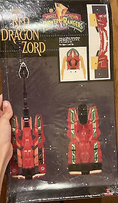 Vintage Mighty Morphin Power Rangers Red Dragon Zord 1994 Origami Paper Art FD9 • $14.99