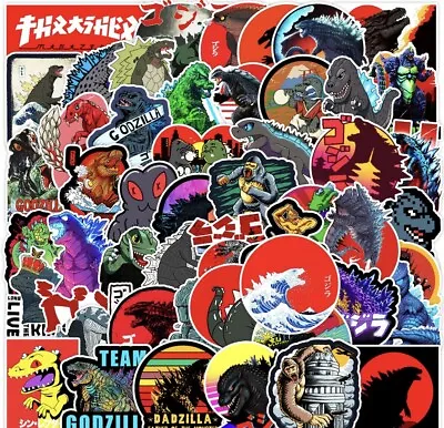 10 Random Godzilla Monster Movies Stickers Car Decals Laptop Yeti Free Shipping! • $3.49