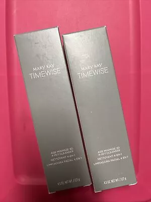 Mary Kay Timewise Age Minimize 3D 4-IN-1 Cleanser Combination To Oily Skin Lot 2 • $20