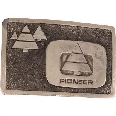 Pioneer Chainsaw Chainsaws Lumberjack Tree Logging 1970s Vintage Belt Buckle • $60.01