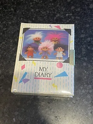 Rare VTG Norfin Troll Doll My Diary Lock Key Journal 5.5” Sealed MIP 1992 • $68.53